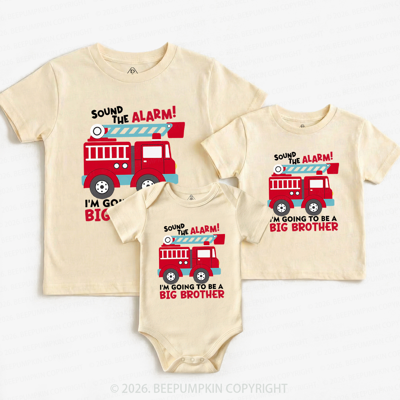 Big Brother Baby Announcement Matching Tees For Siblings