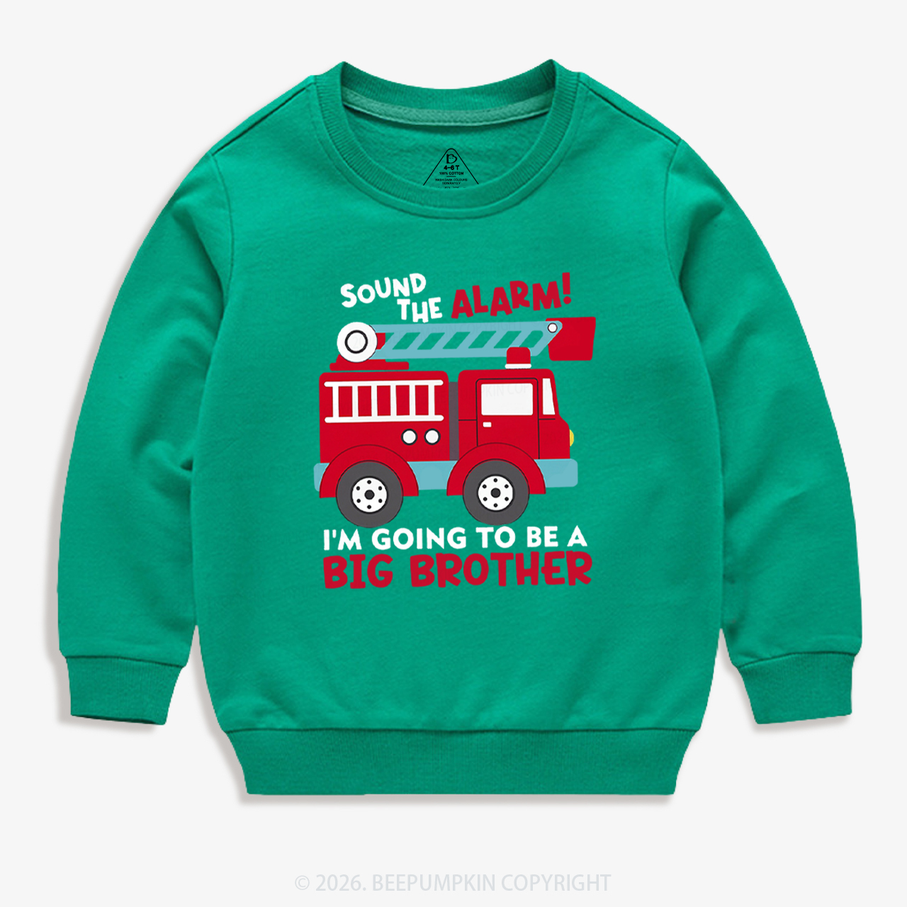 Big Brother Baby Announcement Kid's Sweatshirt