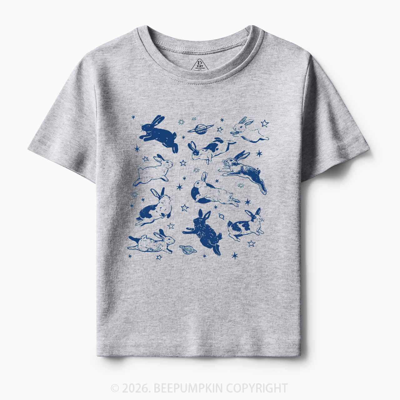 Bunnies in Space Toddler&Kid's Tees
