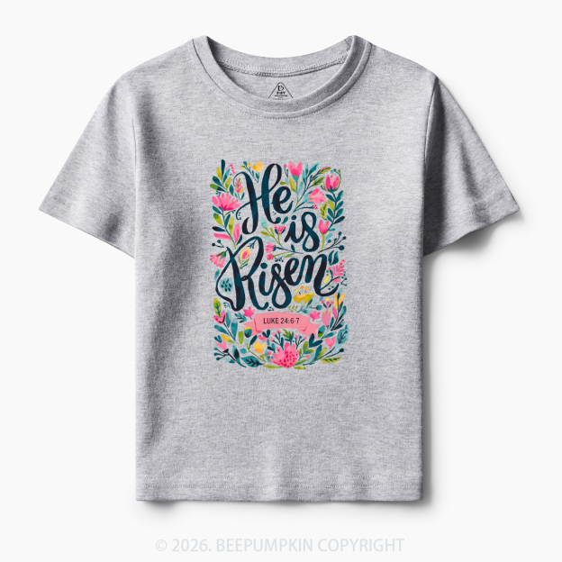 Christian Easter Floral Resurrection Toddler&Kid's Tees