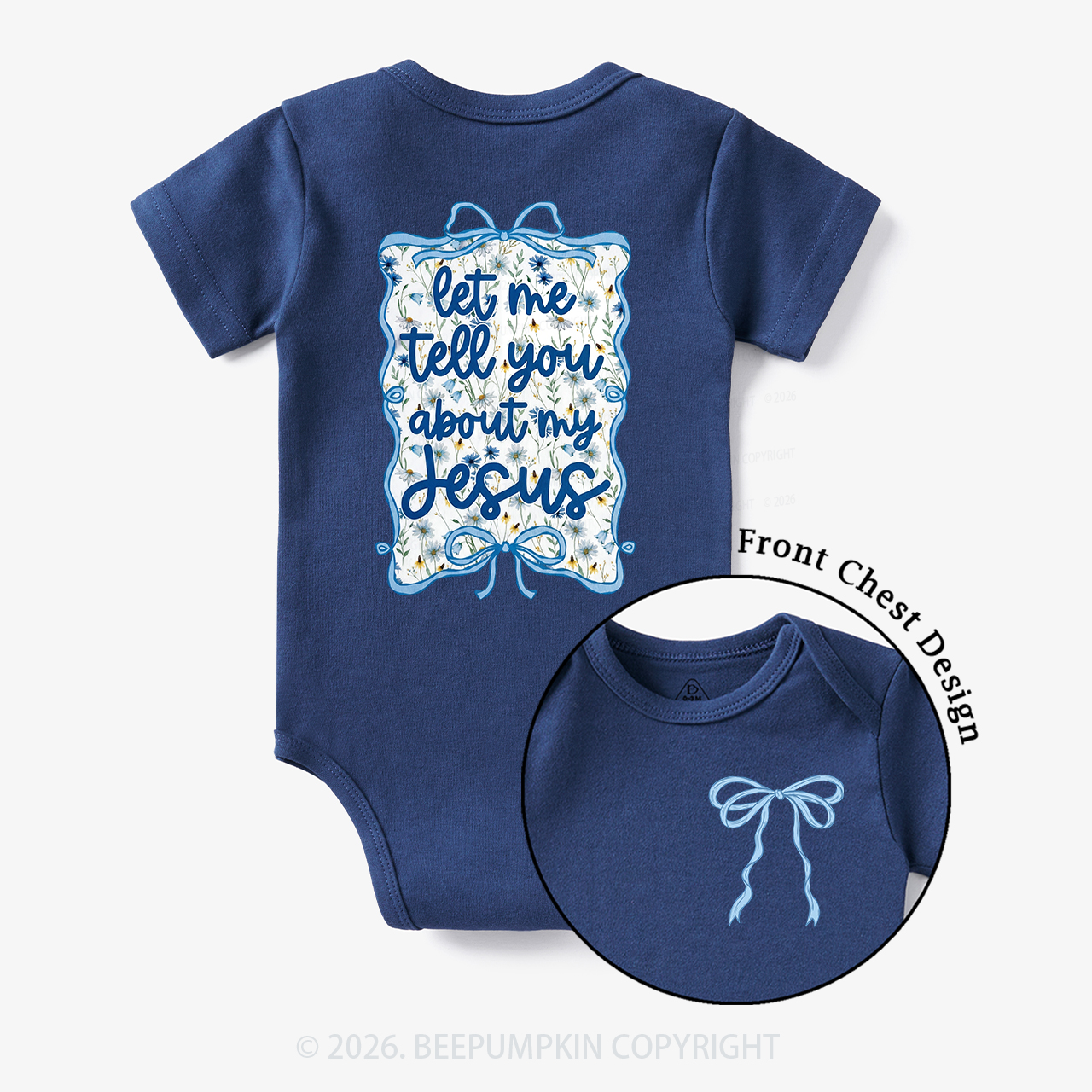 Love like Jesus Coquette Bows Bodysuit