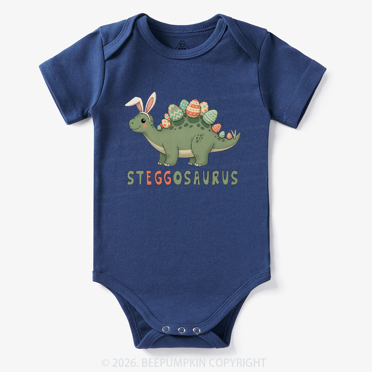 Steggosaurus Easter Dinosaur Bodysuit