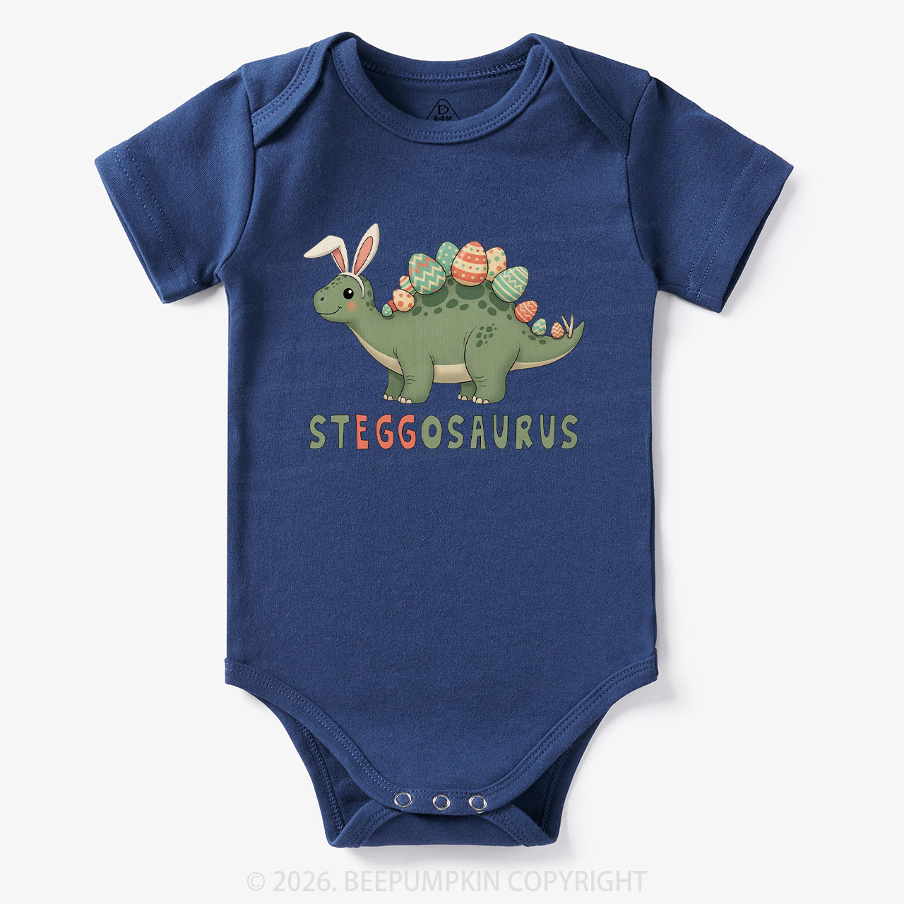 Steggosaurus Easter Dinosaur Bodysuit