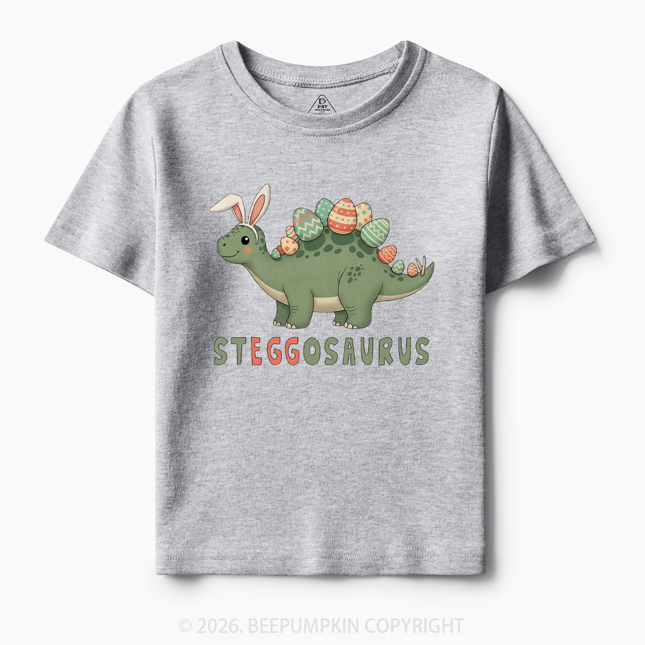 Steggosaurus Easter Dinosaur Toddler&Kid's Tees