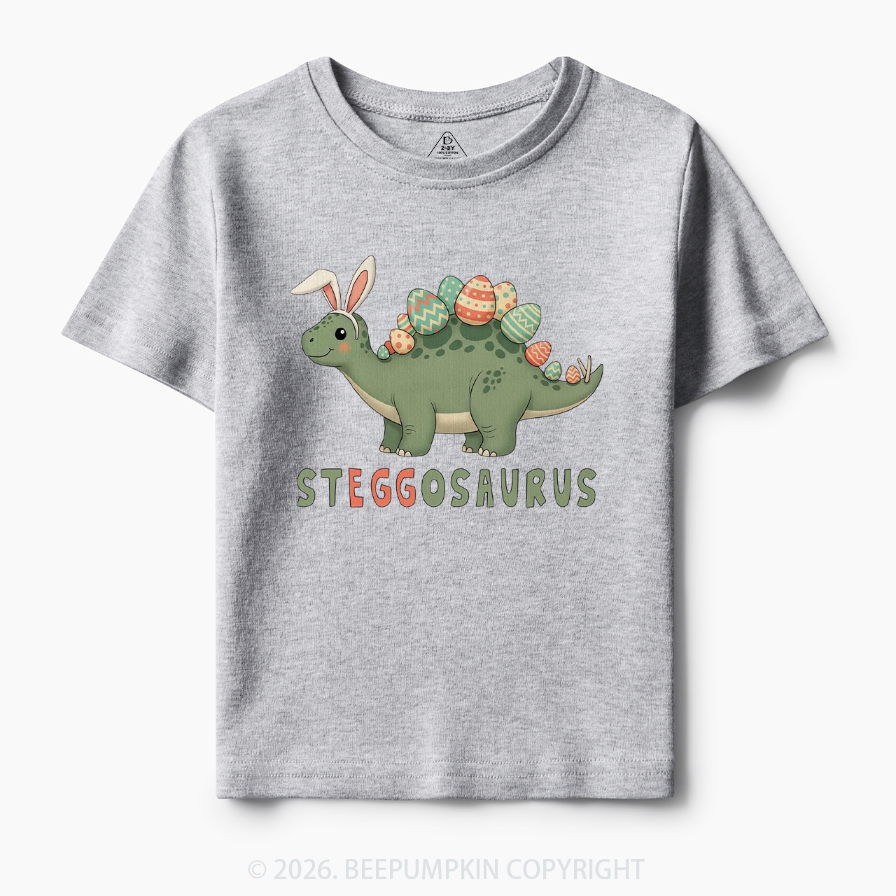 Steggosaurus Easter Dinosaur Toddler&Kid's Tees