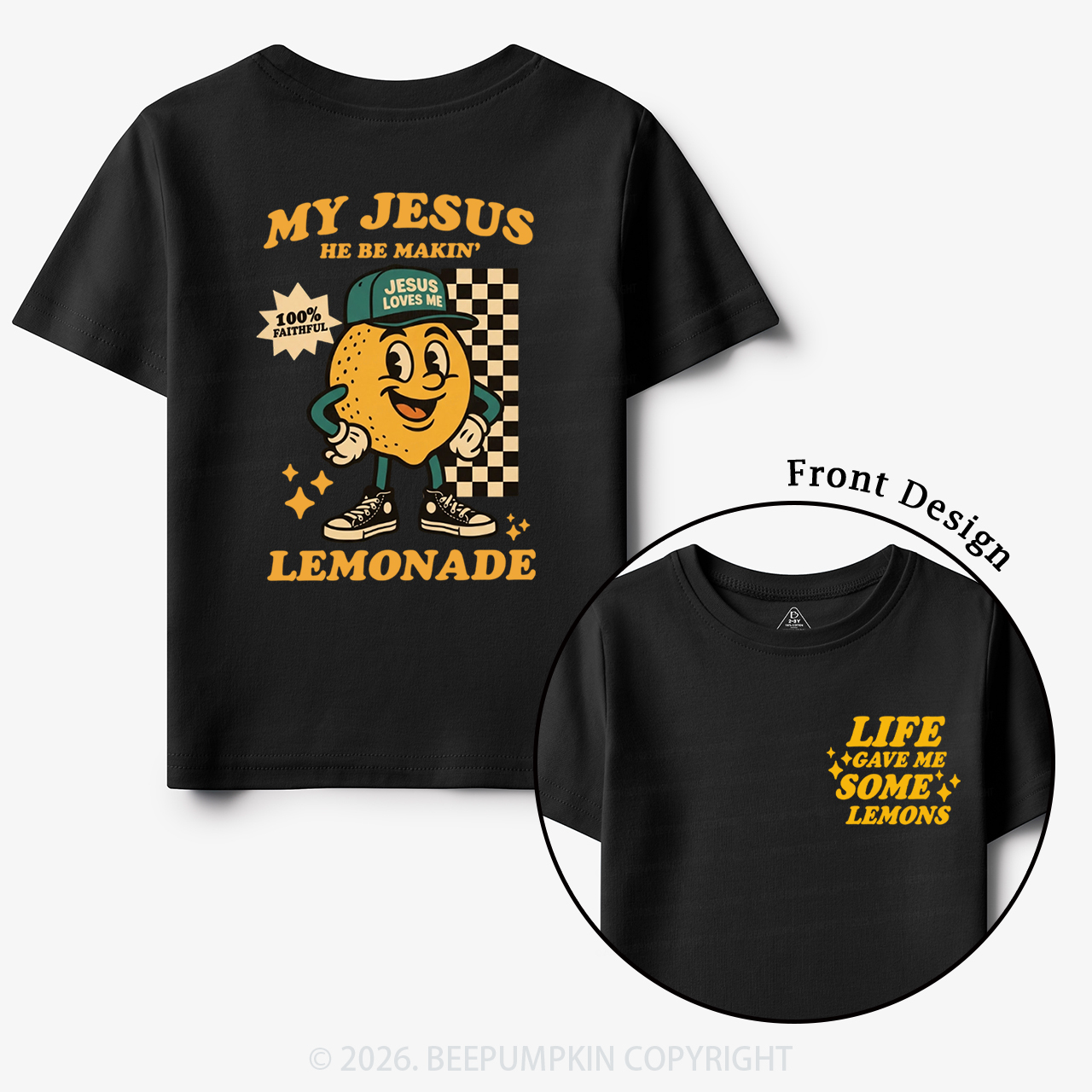 Life Gave Me Some Lemons Christian Toddler&Kid's Tees