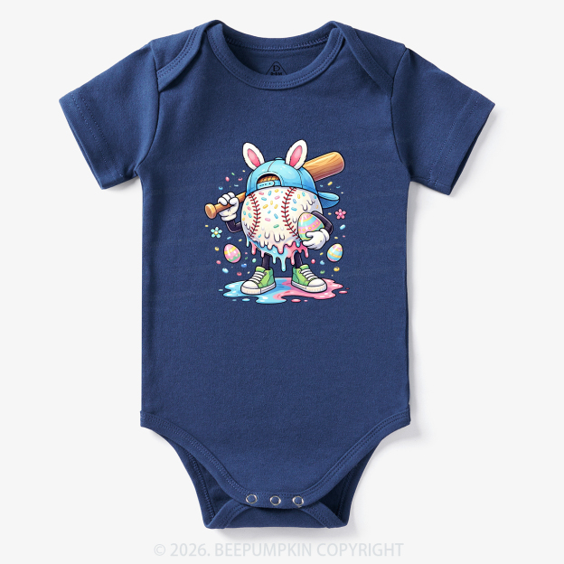 Easter Baseball Drip Bodysuit