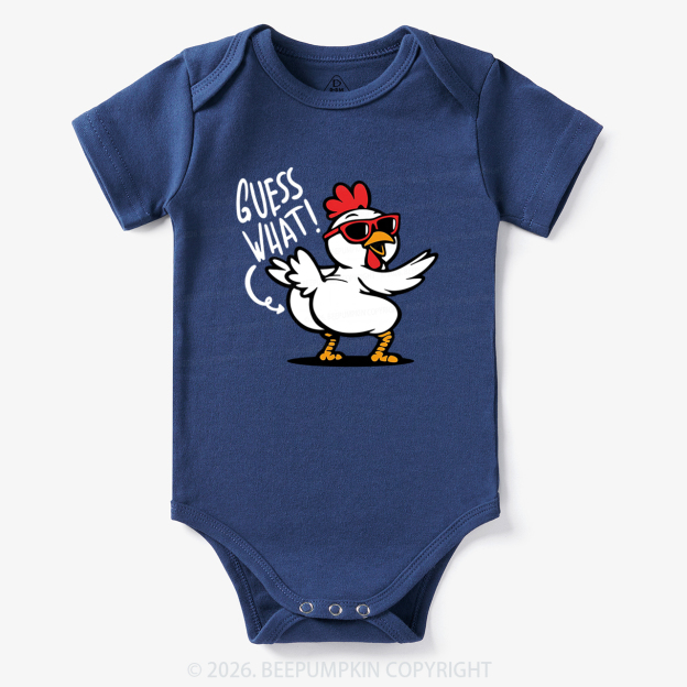 Funny Guess What Chicken Butt Bodysuit