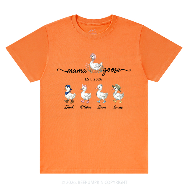 Personalized Mama Kids Names T-Shirts