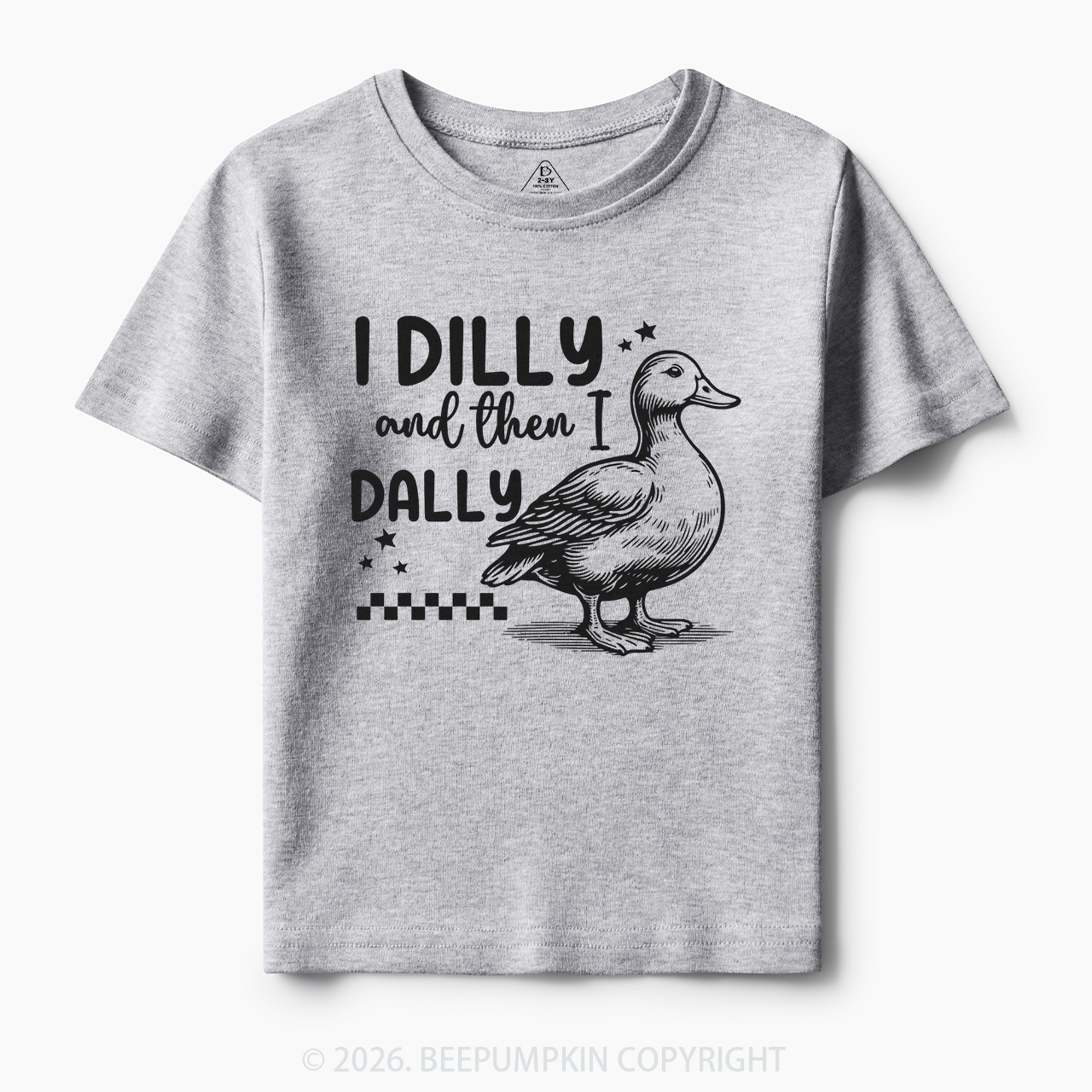 I Dilly And Then I Dally Silly Goose Toddler&Kid's Tees