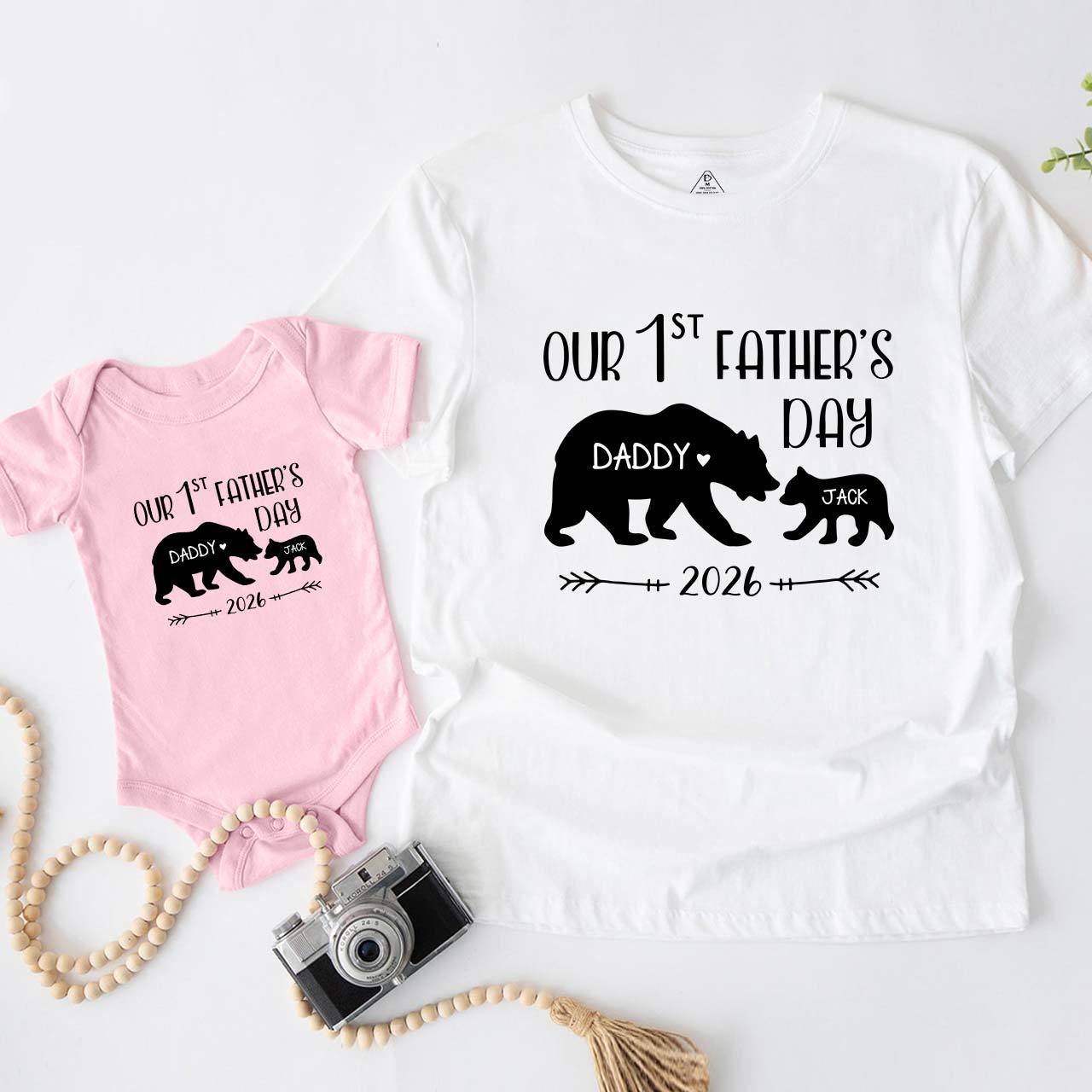 Daddy and Me 1st Dad and me Shirts