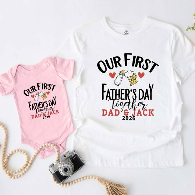 Cheers Dad & Baby Matching Shirts