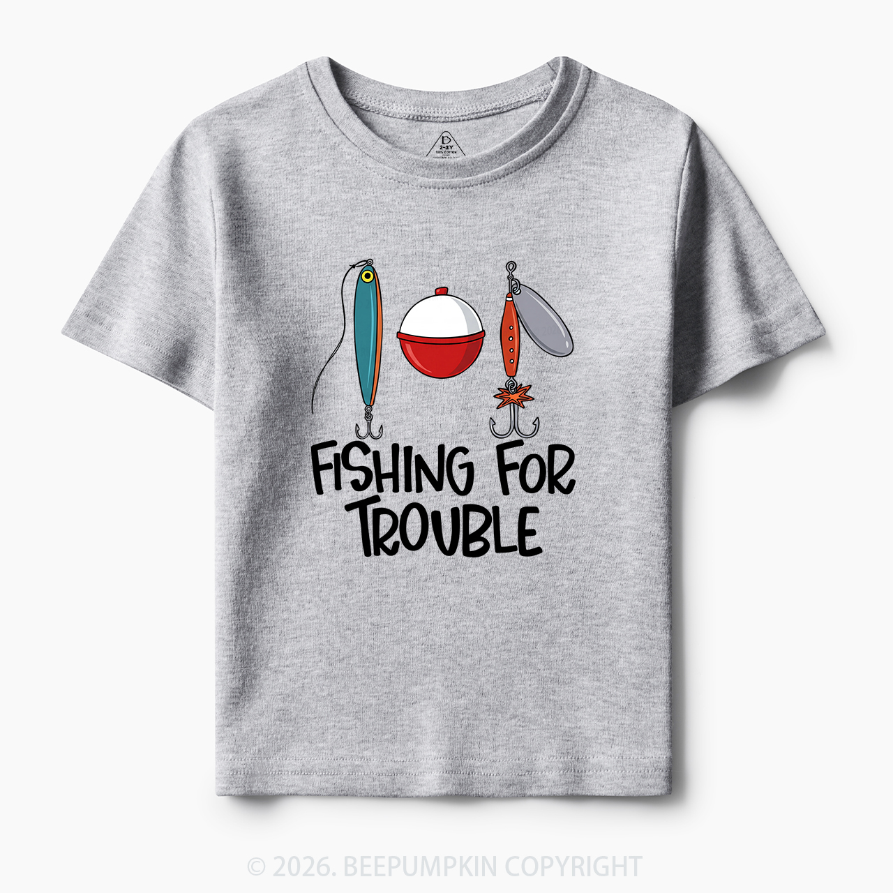 Fishing For Trouble Toddler&Kid's Tees