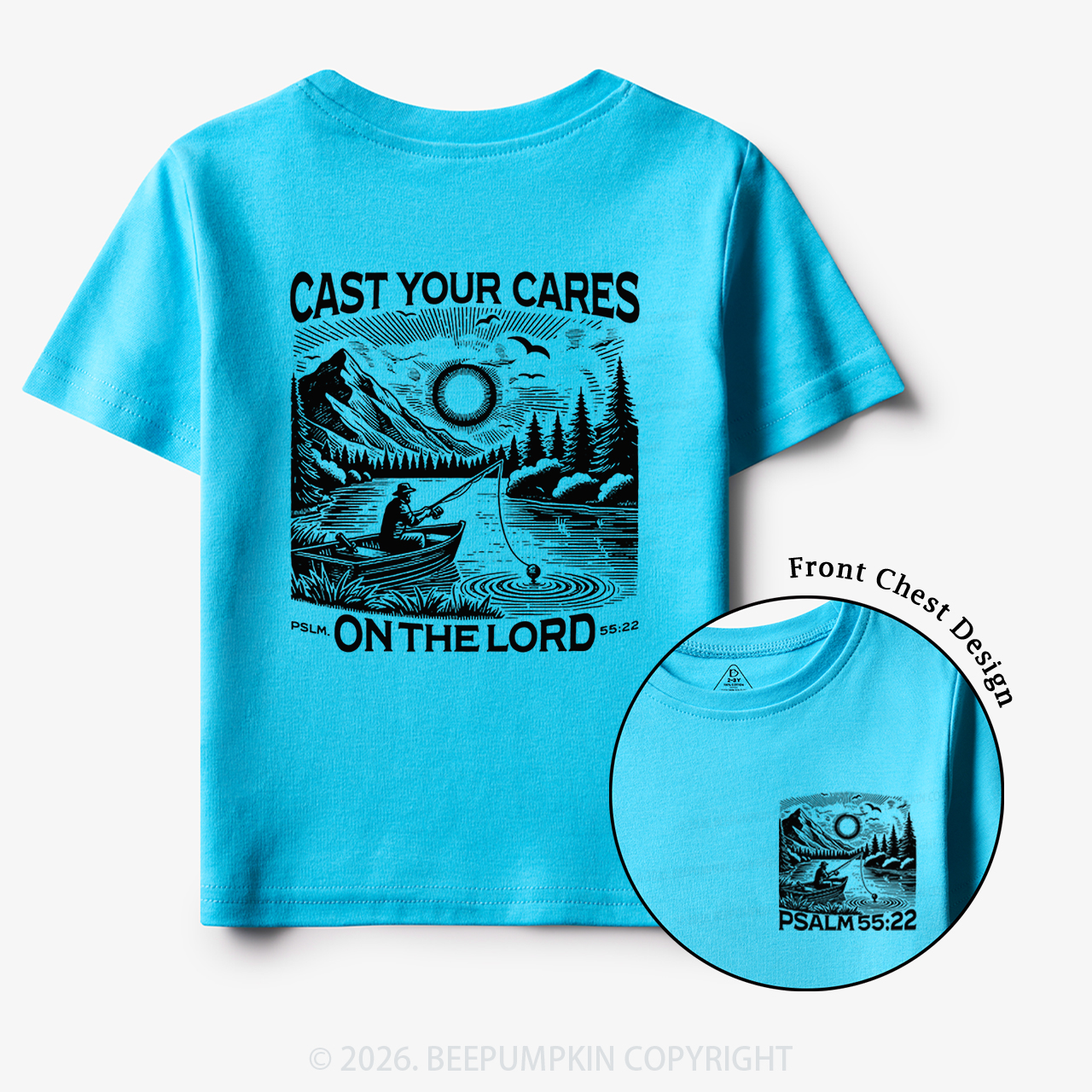 Cast Your Cares On The Lord Toddler&Kid's Tees