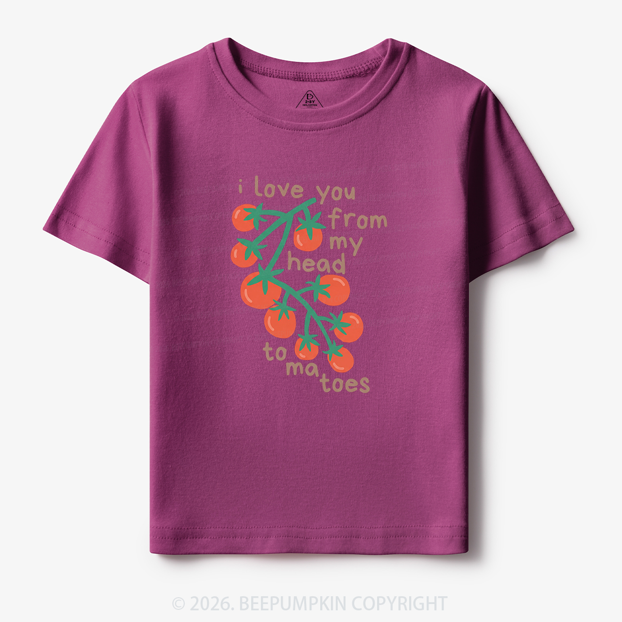 I Love You From My Head Tomatoes Toddler&Kid's Tees