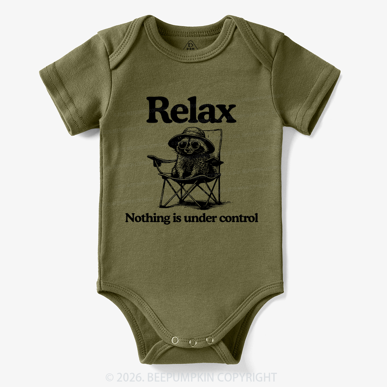 Relax Nothing Is Under Control Bodysuit