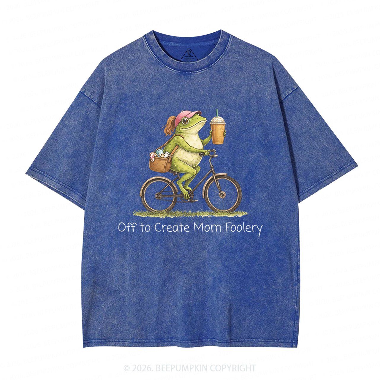 Off to Commit Mom Foolery Adult Washed T-Shirts