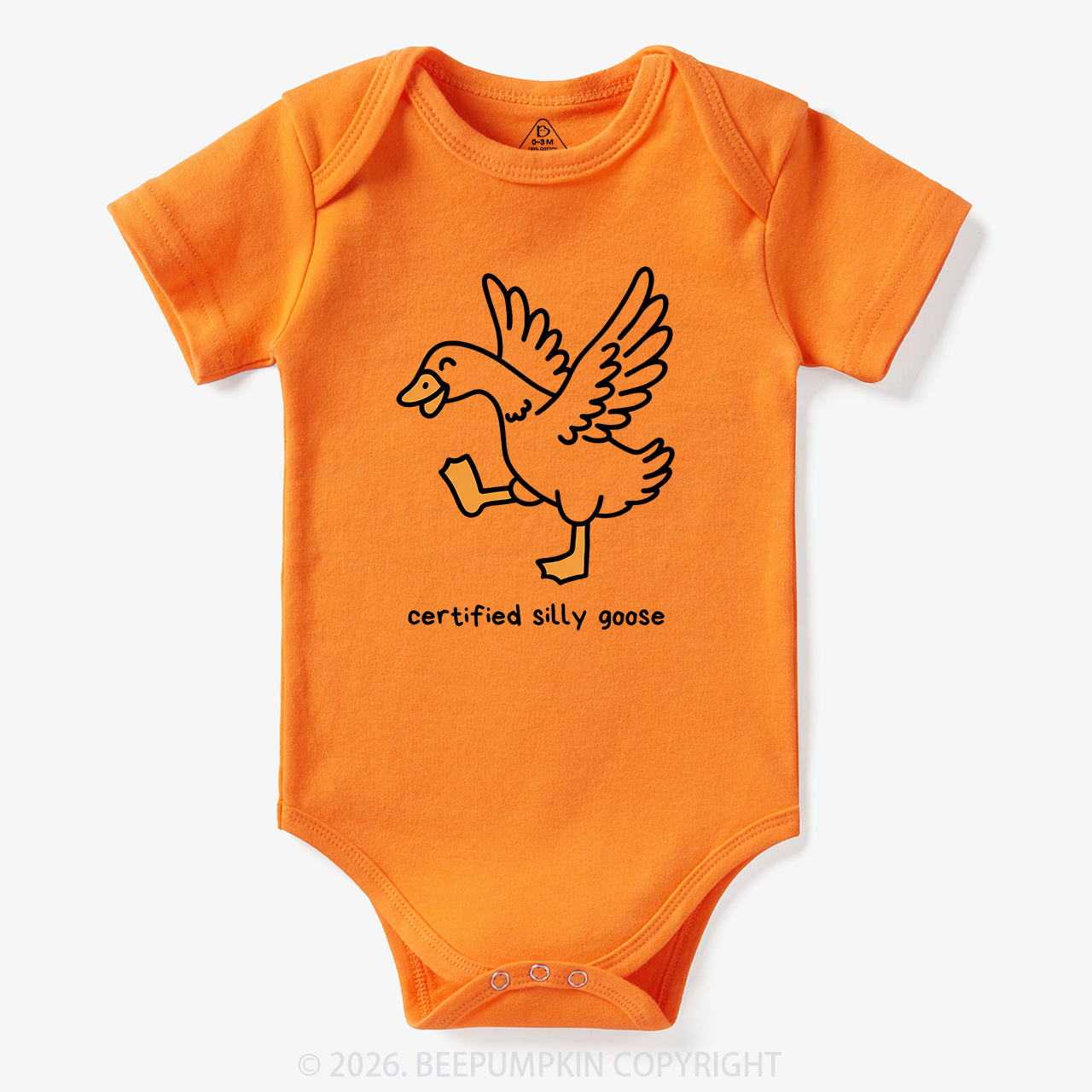 Funny Certified Silly Goose Bodysuit
