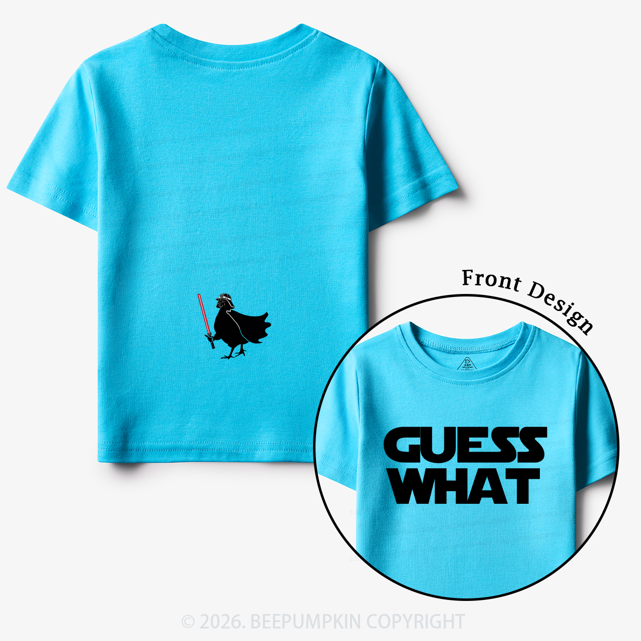 Galaxy Guess What Chicken Butt Toddler&Kid's Tees