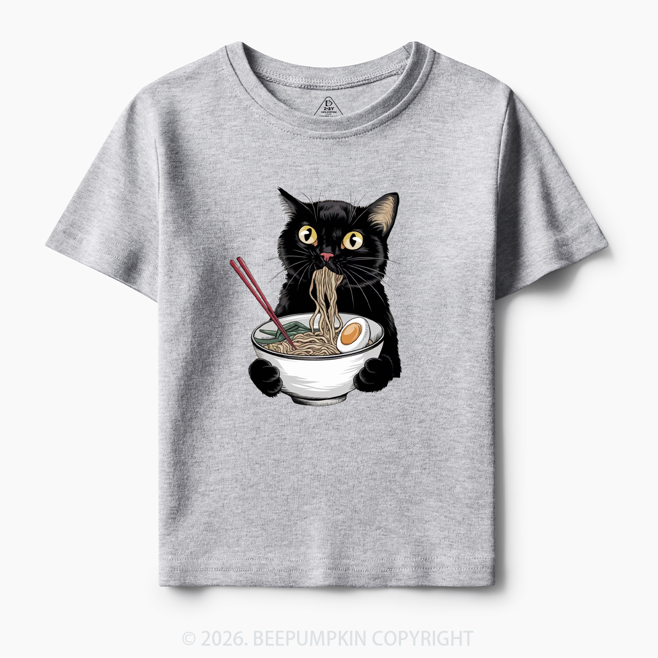 Ramen Black Cat Toddler&Kid's Tees