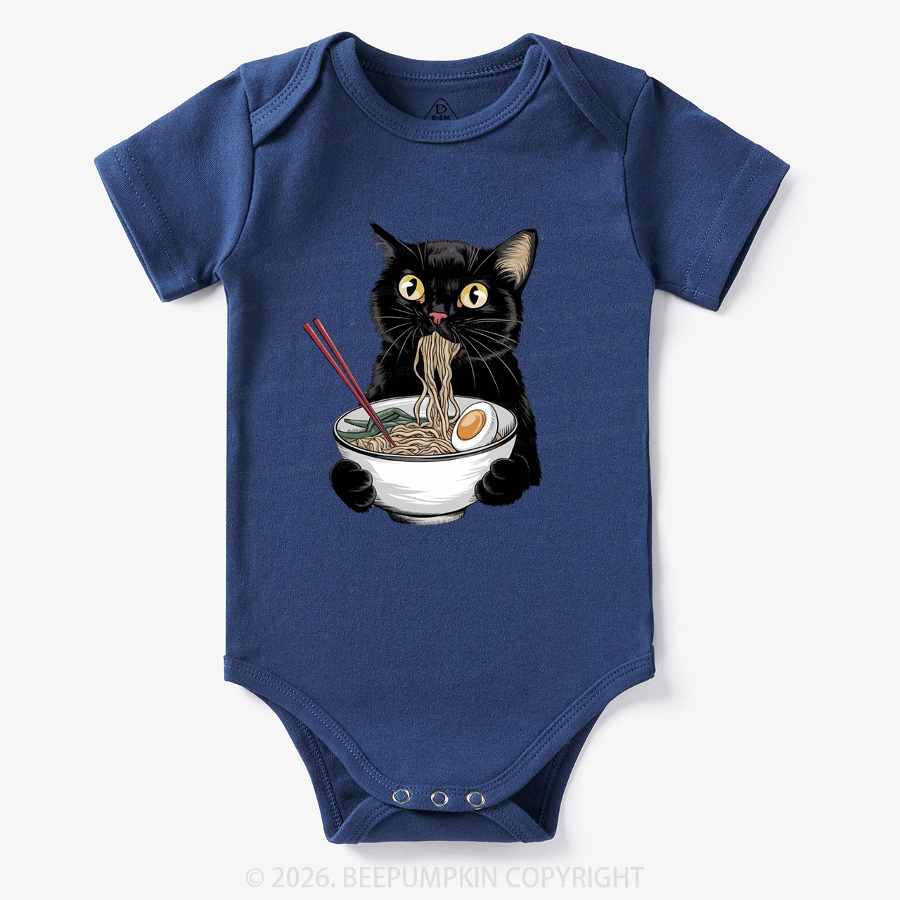 Ramen Black Cat Bodysuit