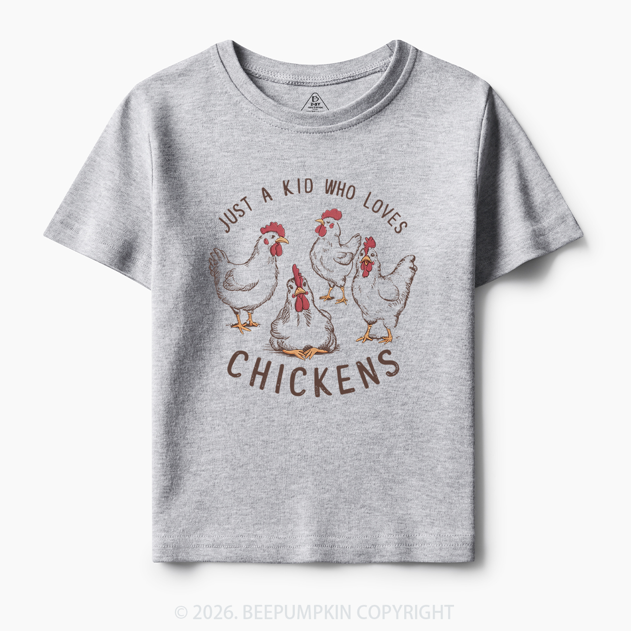 Just A Kid Who Loves Chickens Toddler&Kid's Tees