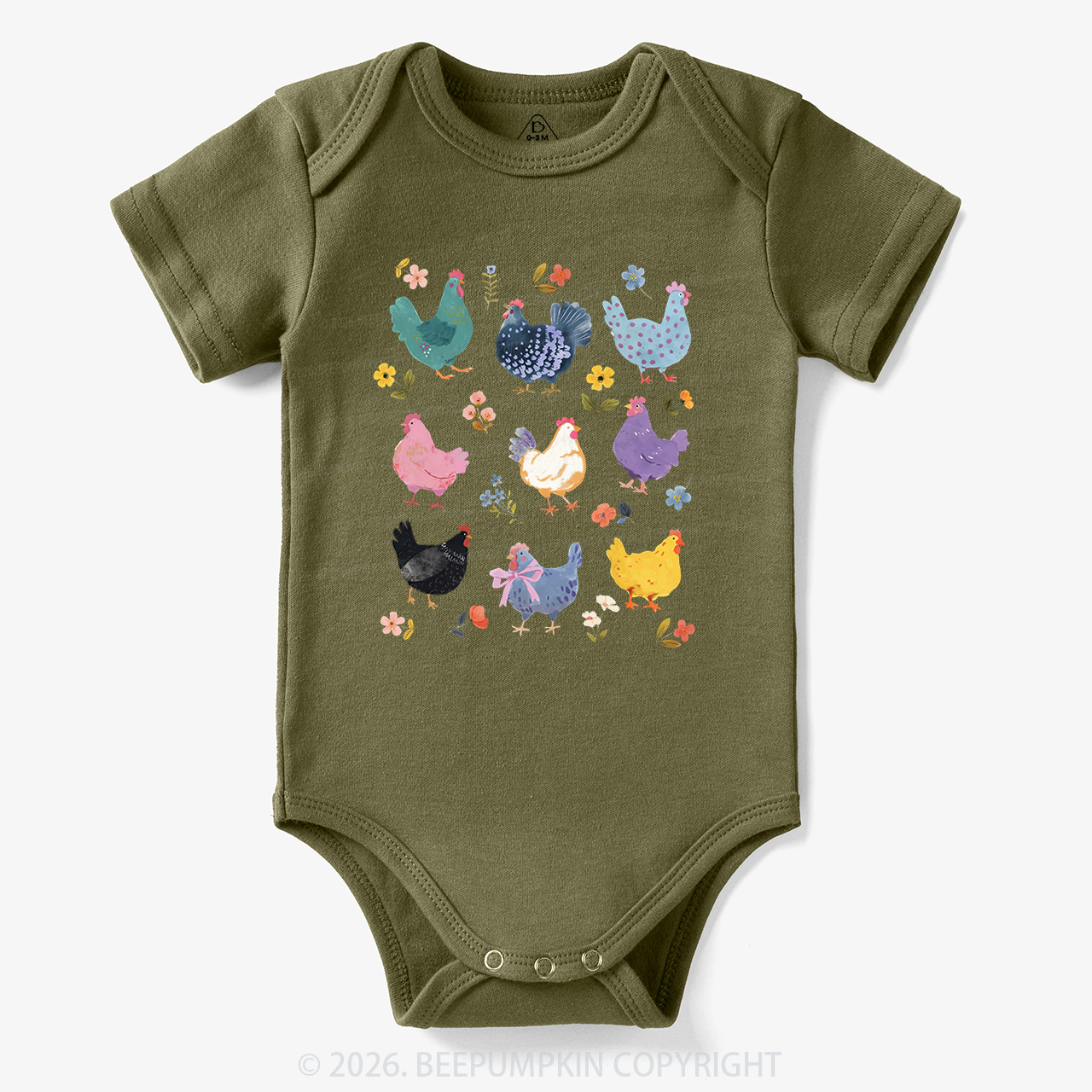 Funny Chicken Lovers Bodysuit