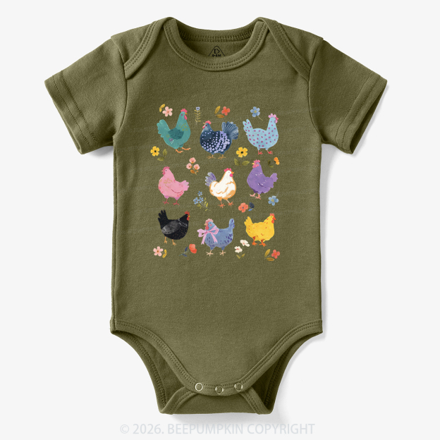 Funny Chicken Lovers Bodysuit