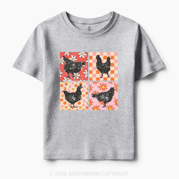 Chickens Farm Animals Toddler&Kid's Tees