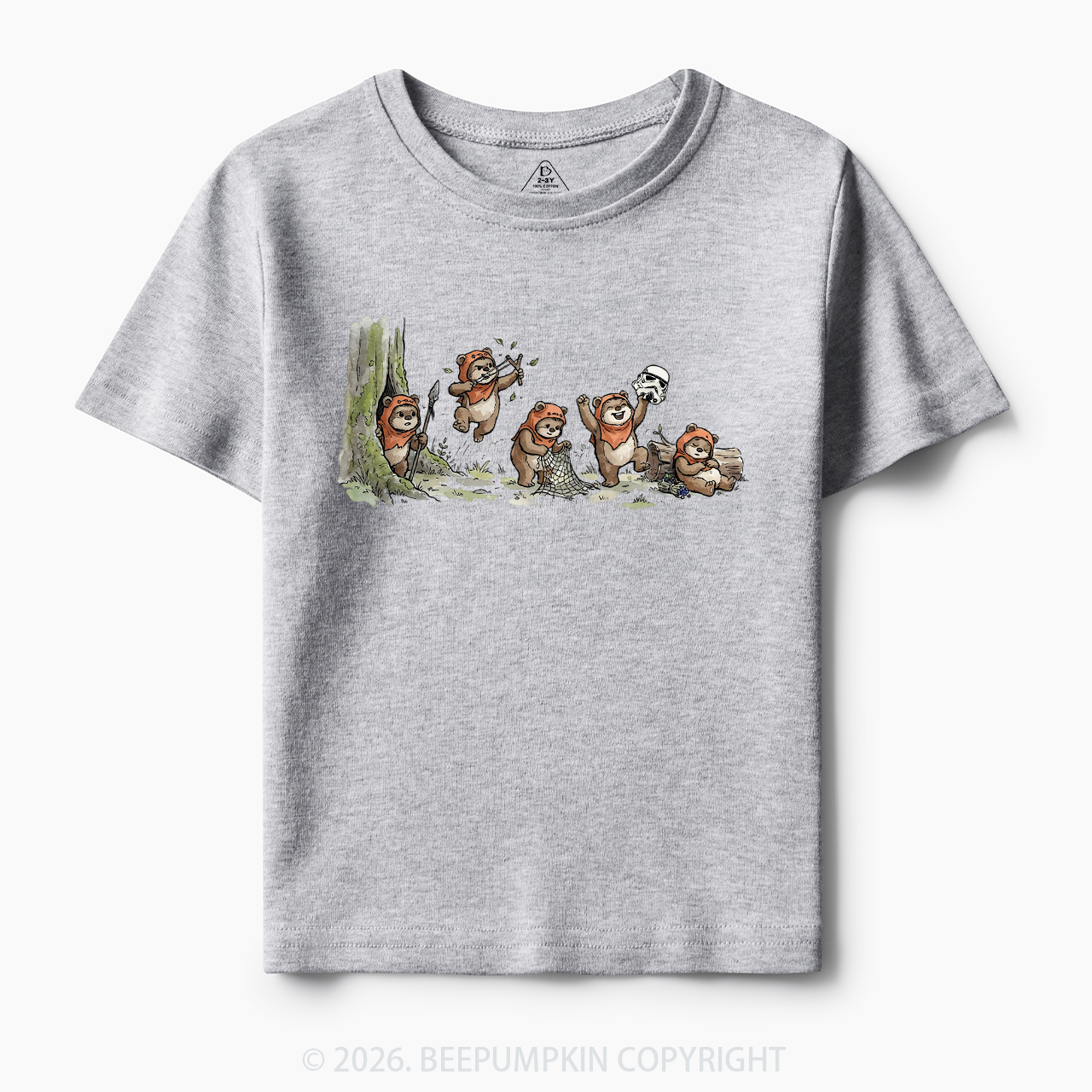 Vintage Galaxy Cute Bear Toddler&Kid's Tees