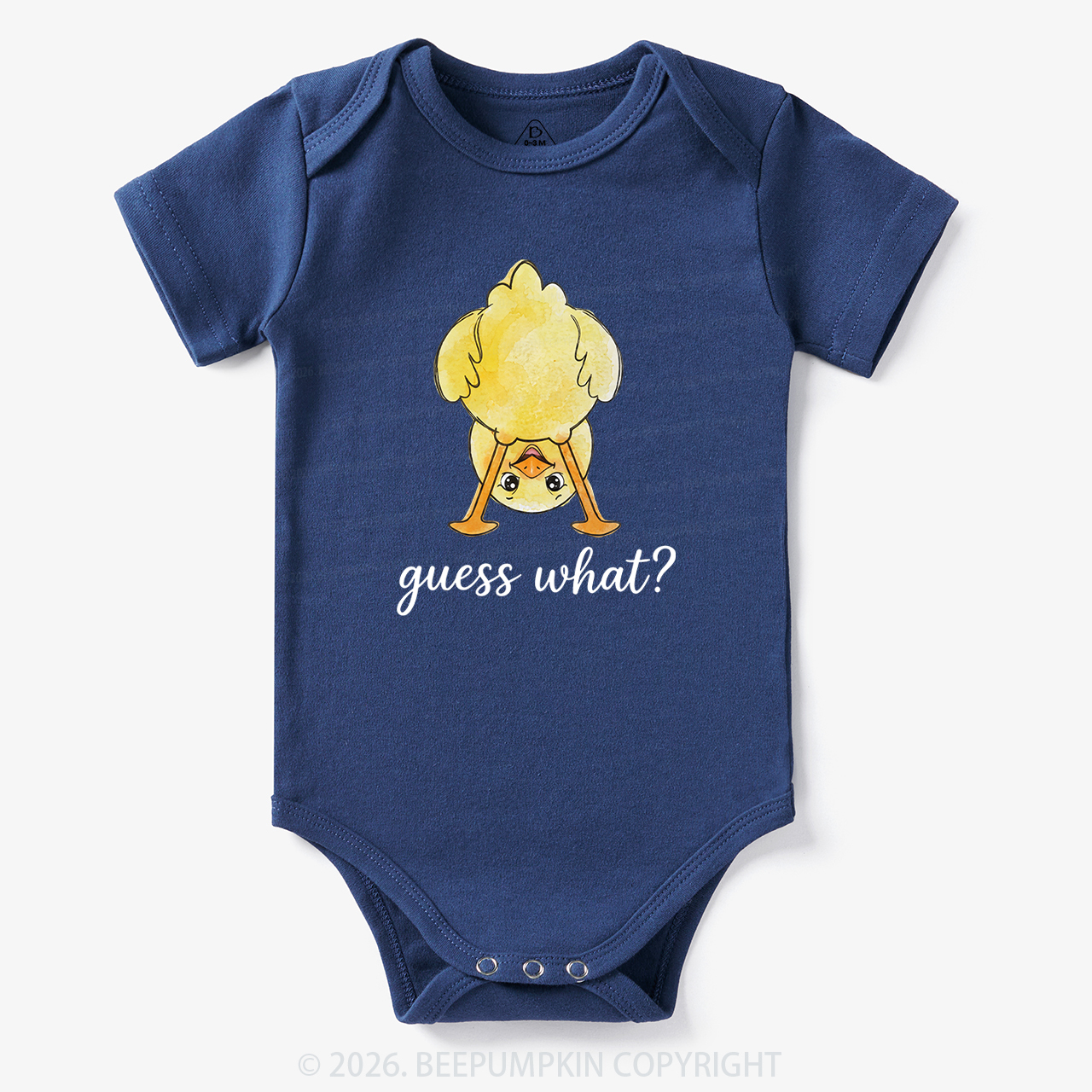 Guess What Chicken Butt Cute Funny Animal Bodysuit