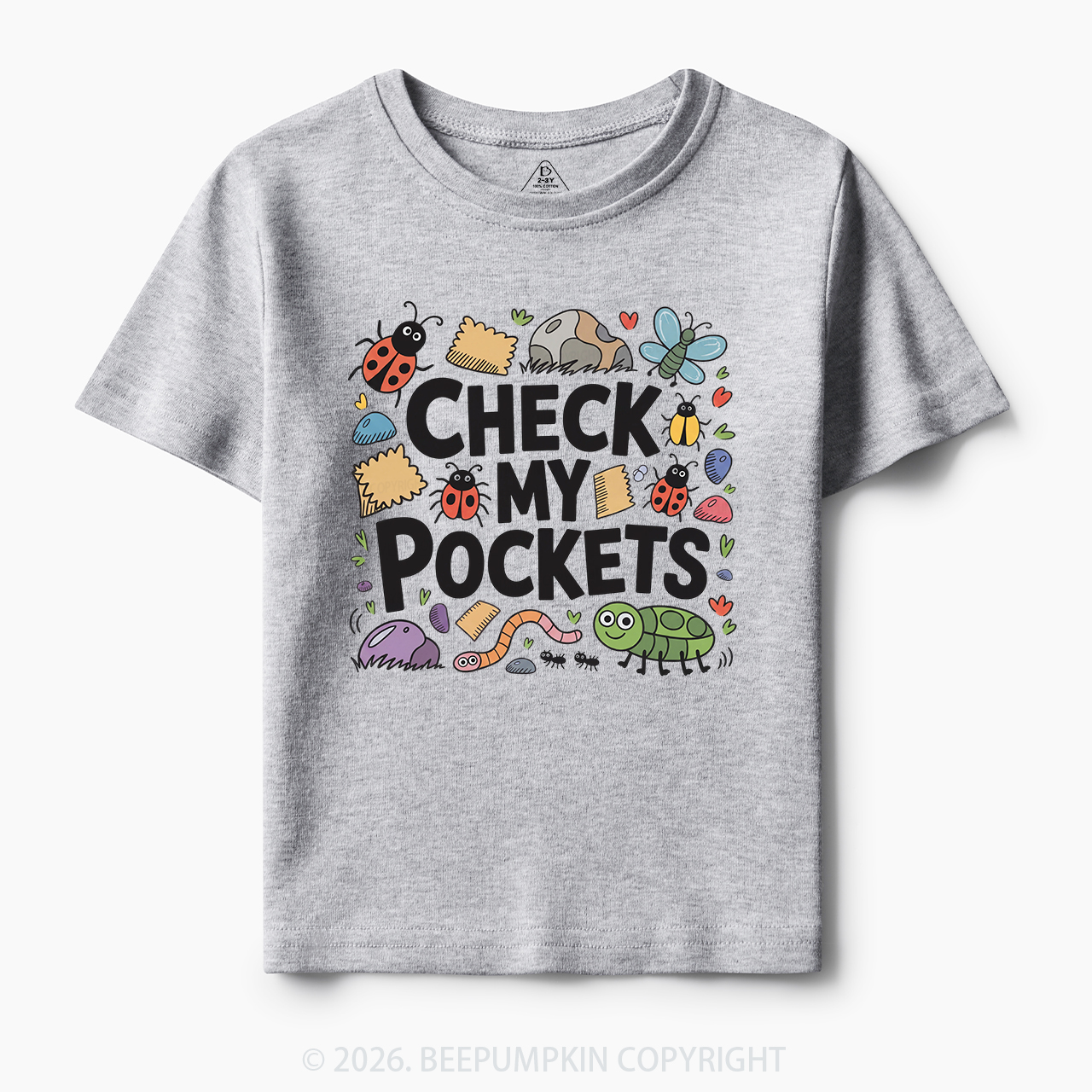 Check My Pockets Bug Lover Toddler&Kid's Tees