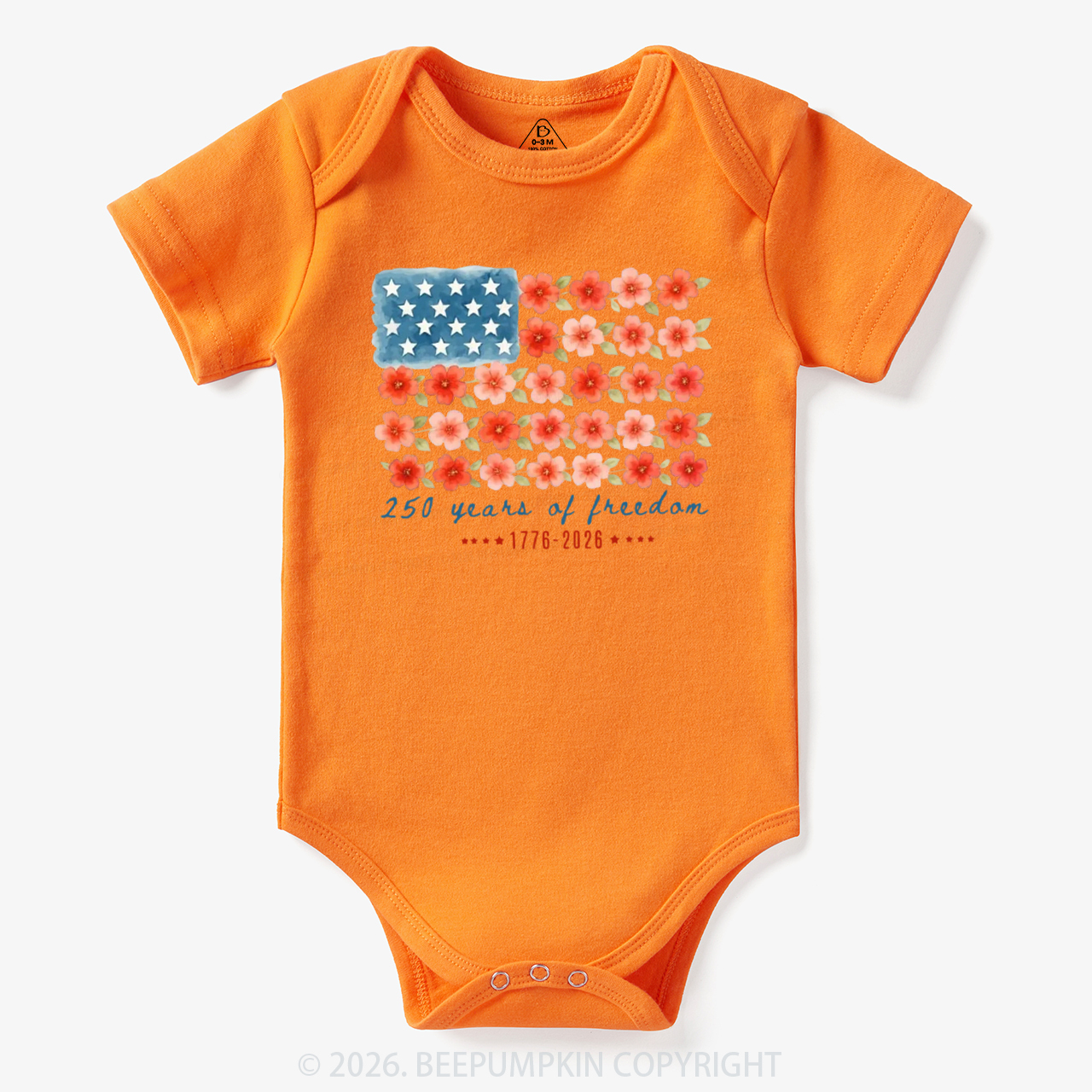 America 250th Anniversary 1776–2026 Bodysuit