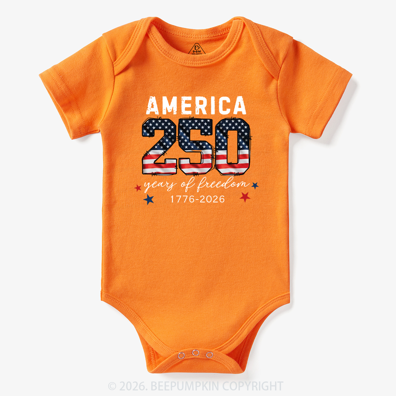 United States of America 250th Anniversary Bodysuit