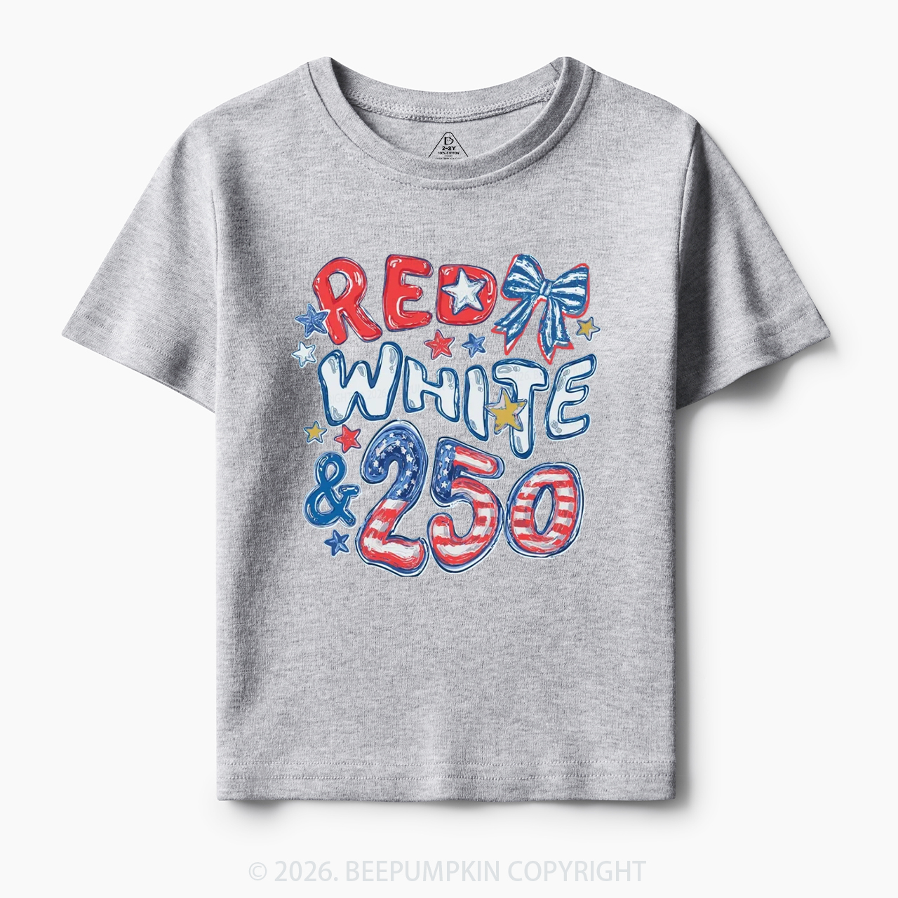 Red White & 250 Anniversary Toddler&Kid's Tees