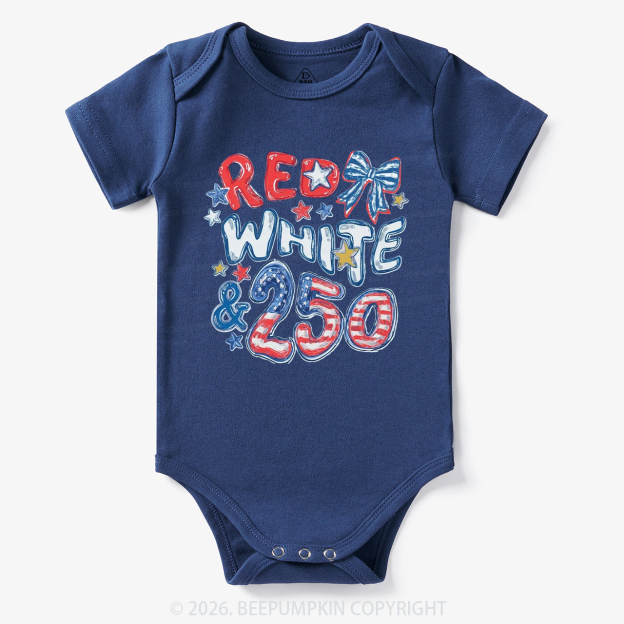 Red White & 250 Anniversary Bodysuit