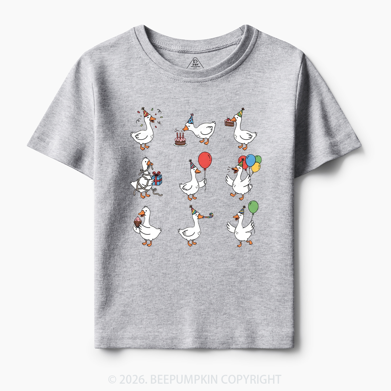 Silly Goose Birthday Toddler&Kid's Tees