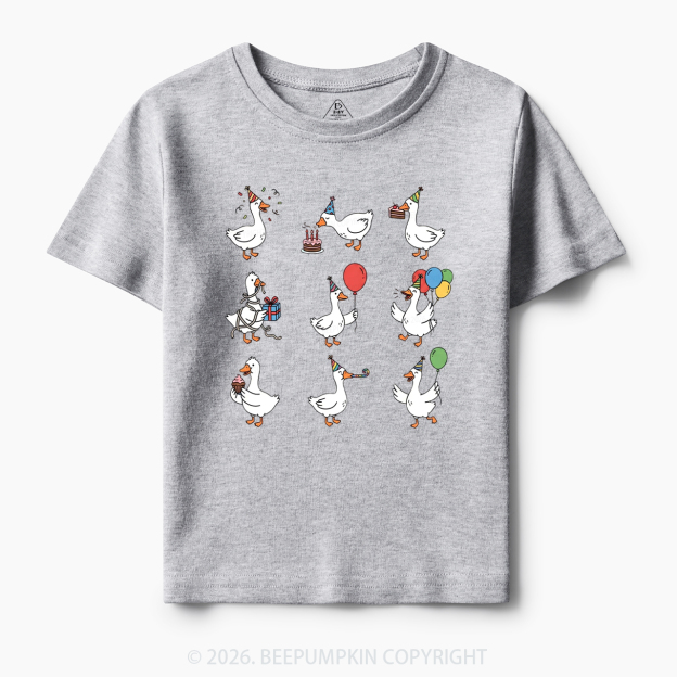 Silly Goose Birthday Toddler&Kid's Tees