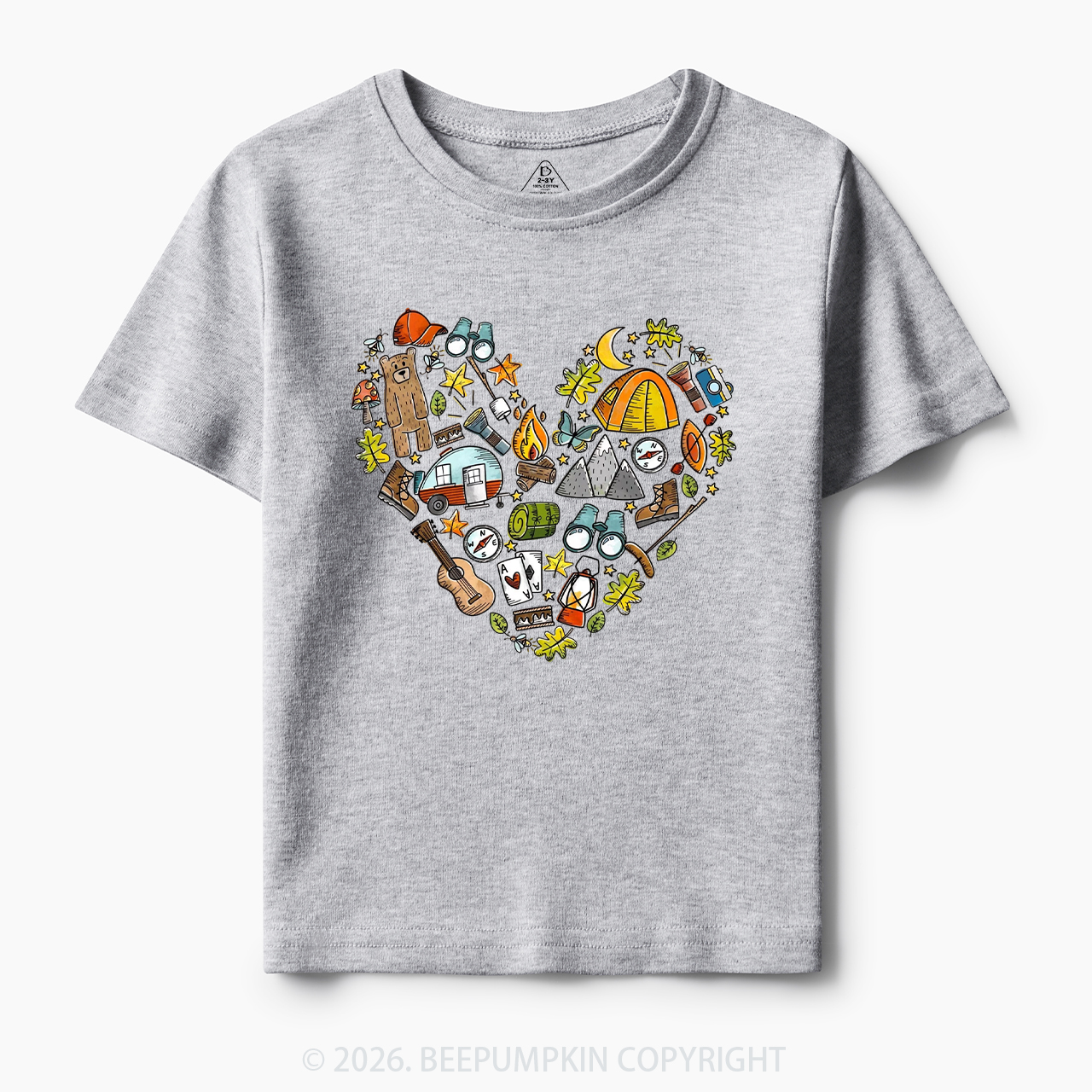 Love Camping Funny Hiking Toddler&Kid's Tees