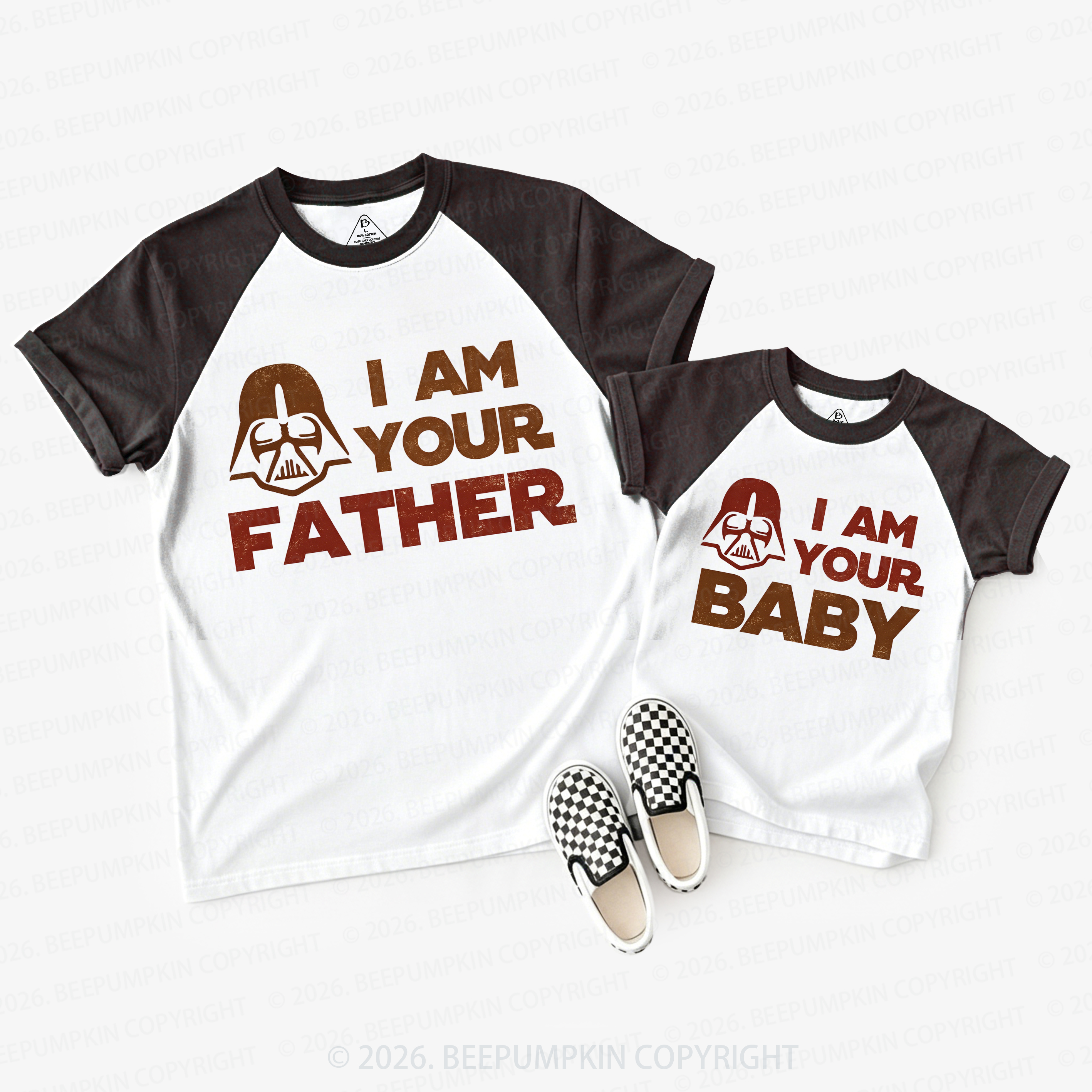Your Baby Dad&Me Matching Raglan T-shirts