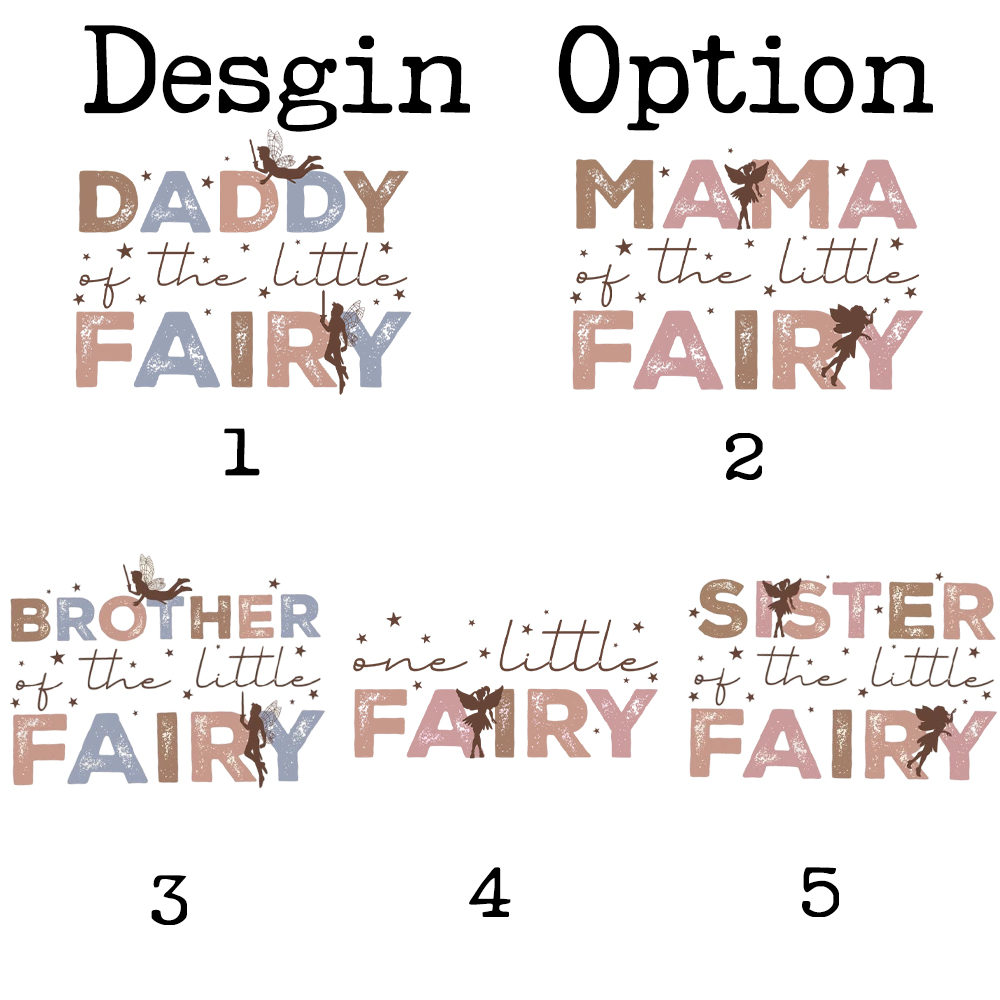 Fairy Theme Family Matching T-Shirts