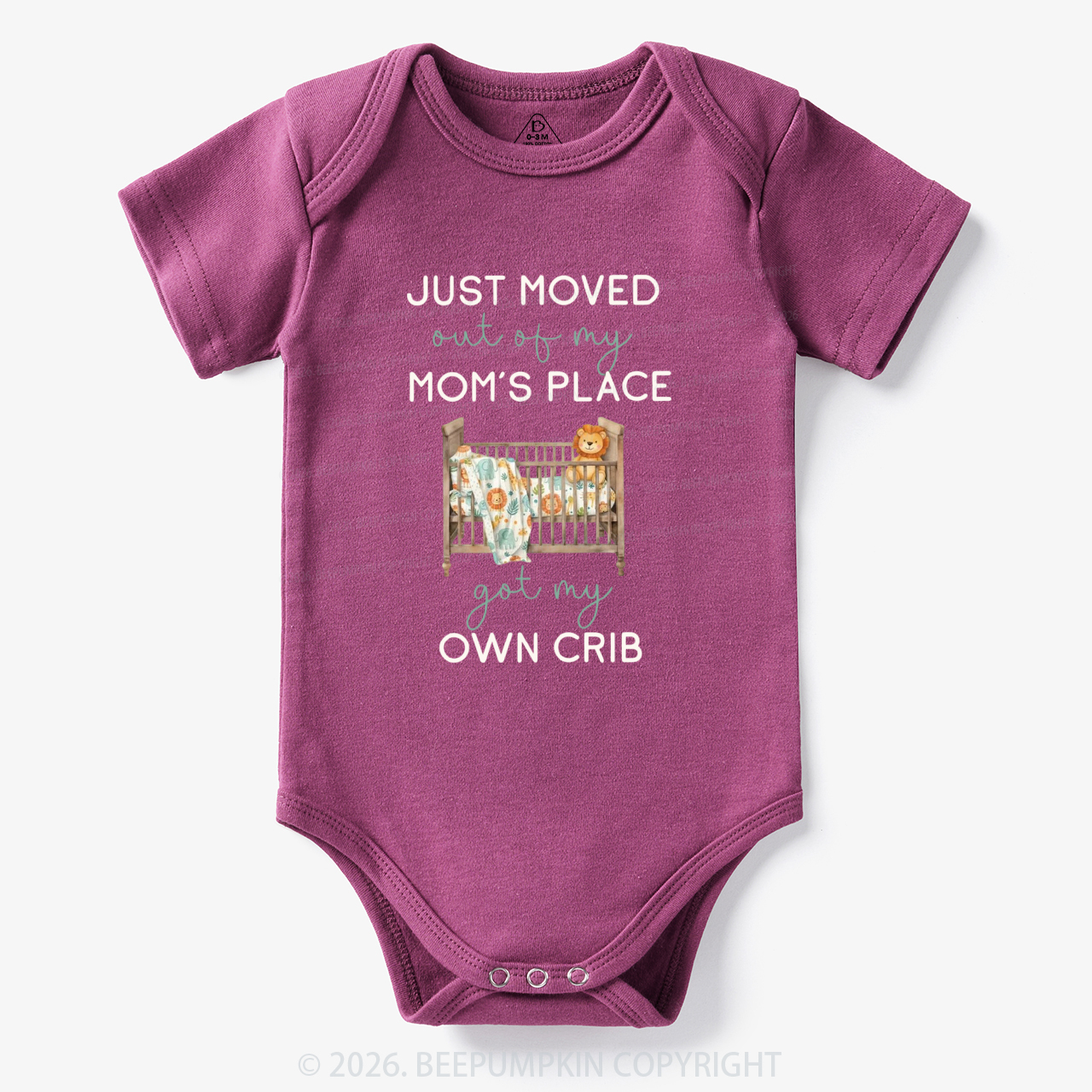 Moved out of my Mom's Place Got My Own Crib Funny Bodysuit