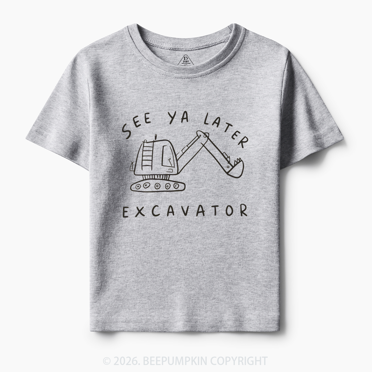 See Ya Later Excavator Construction Toddler&Kid's Tees