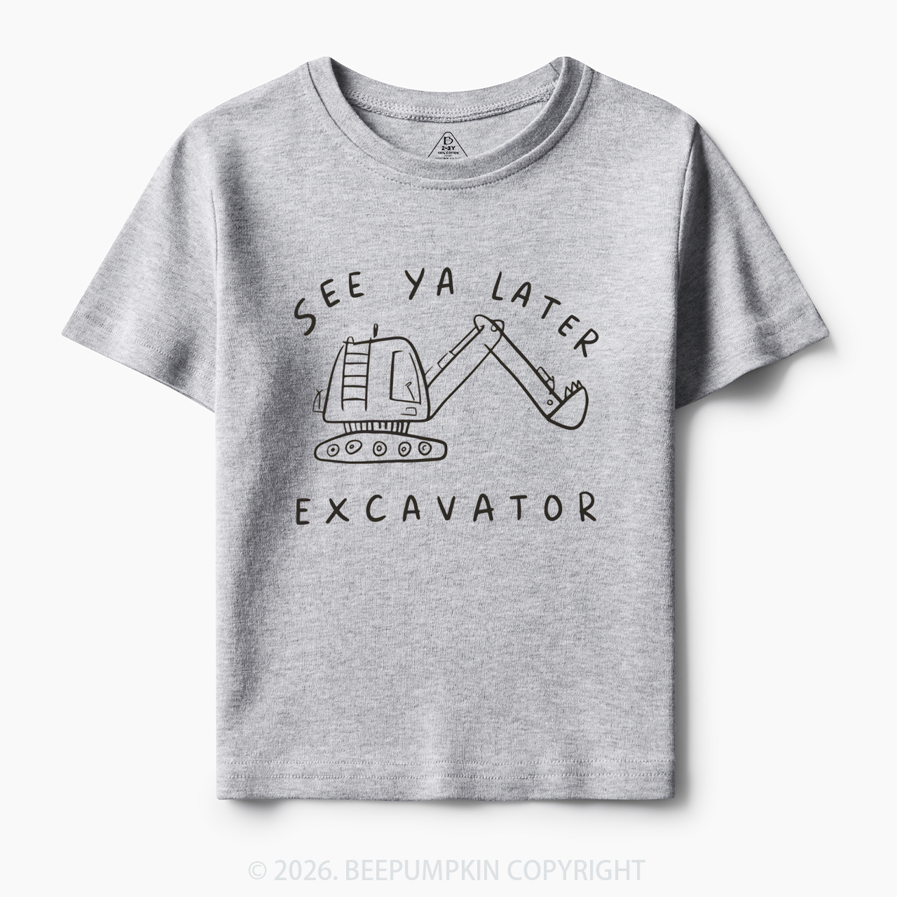 See Ya Later Excavator Construction Toddler&Kid's Tees