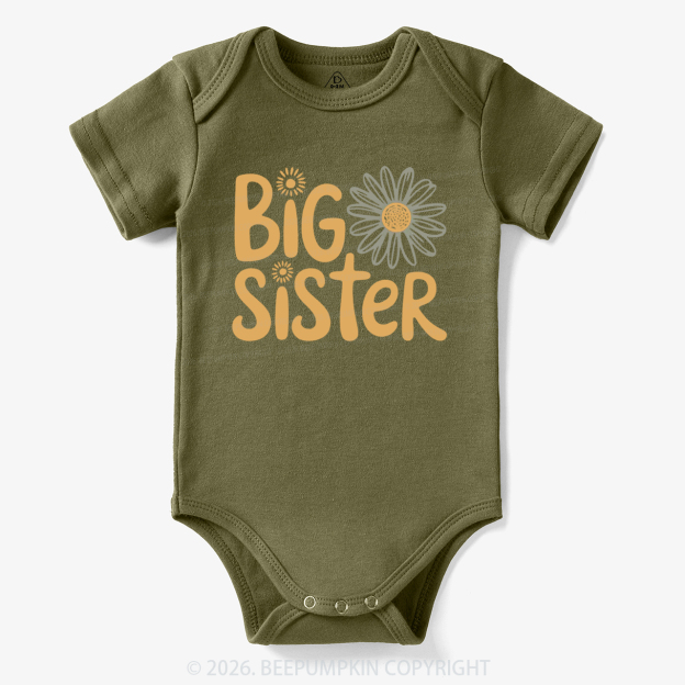 Big Sister Daisy Boho Flower Bodysuit