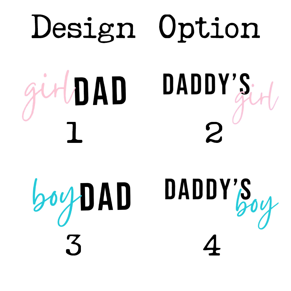 Girl Boy Dad Edition Dad&Me Matching Shirts
