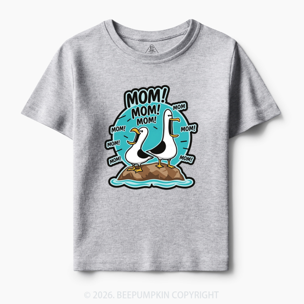 Funny Seagull MOM Toddler&Kid's Tees