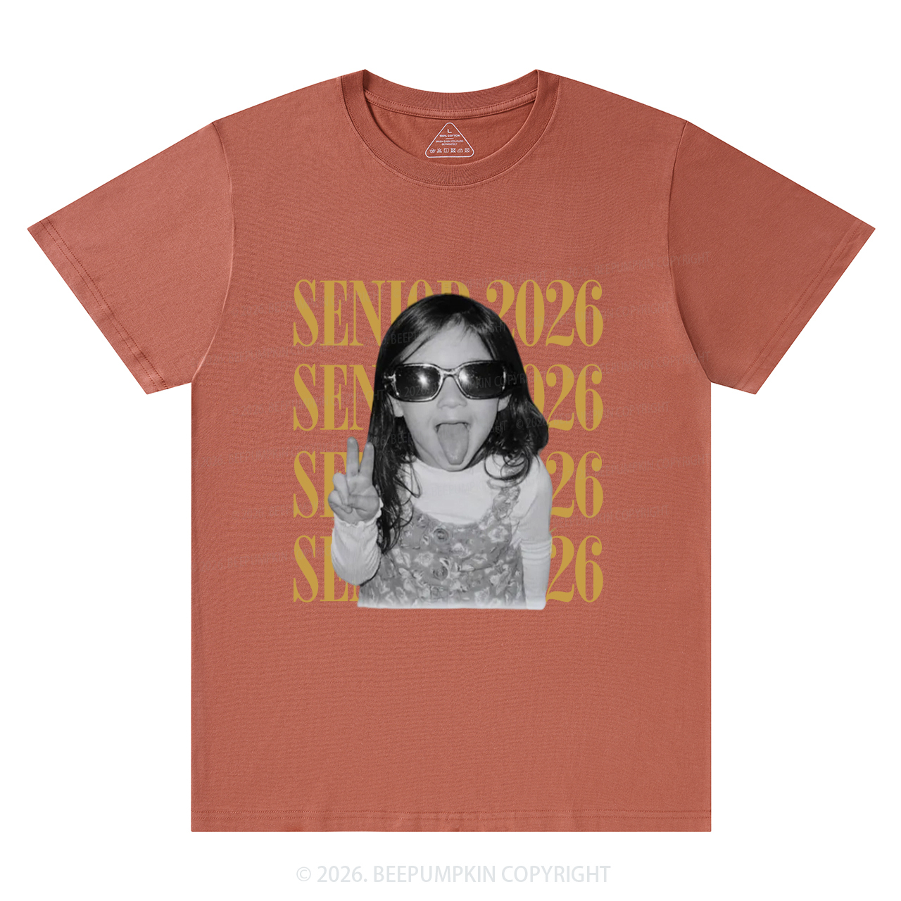 Personalized Vintage Photo And Year Senior T-Shirts