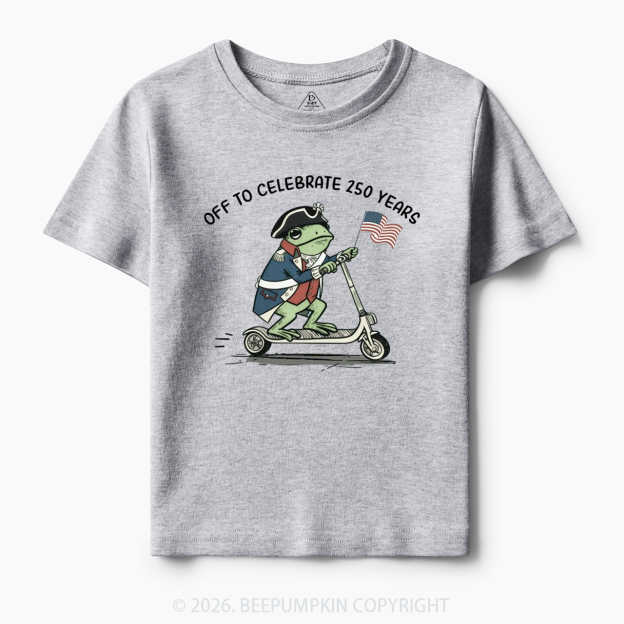 America 250 4th of July Toddler&Kid's Tees