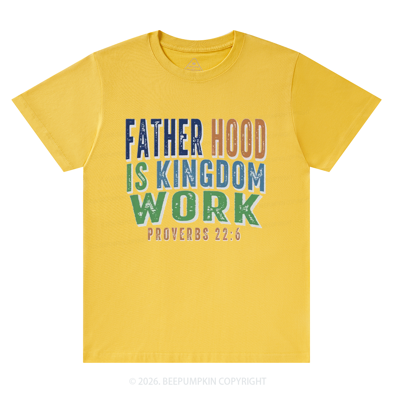 Christian Dad Fatherhood Is Kingdom Work T-Shirts